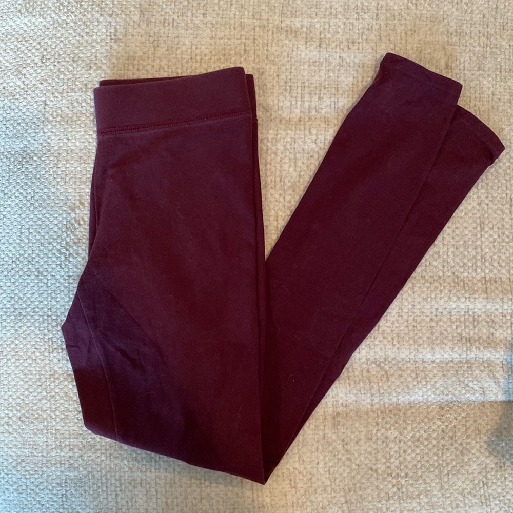 Aerie small burgundy leggings
